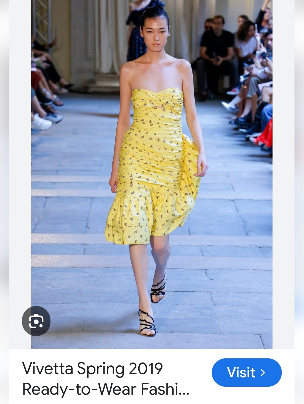 💰Vogue Runway Vivetta Spring 2019 Ready-To-Wear Dress